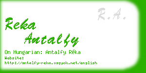 reka antalfy business card